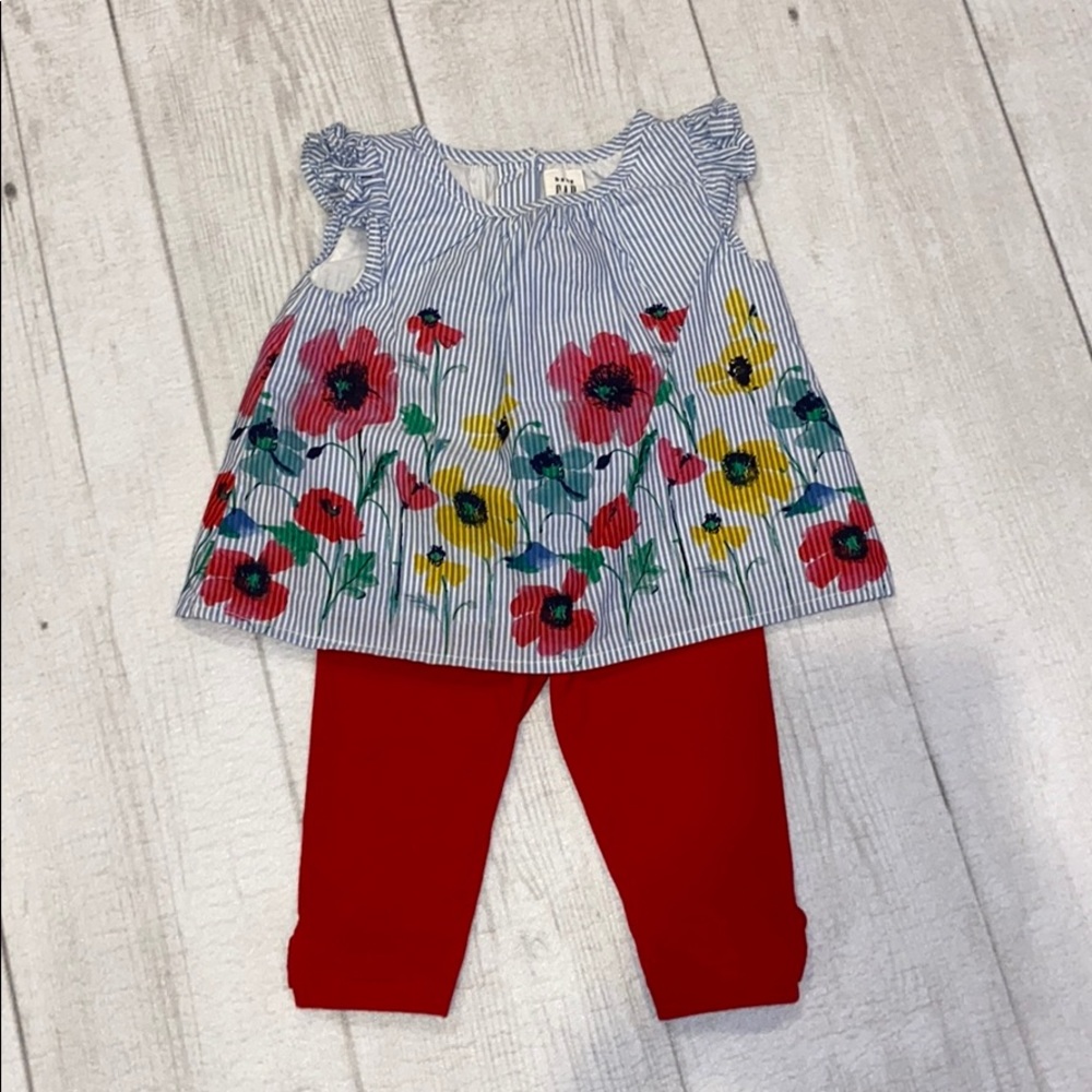 Gap Dress and Legging Set, 3-6 Months